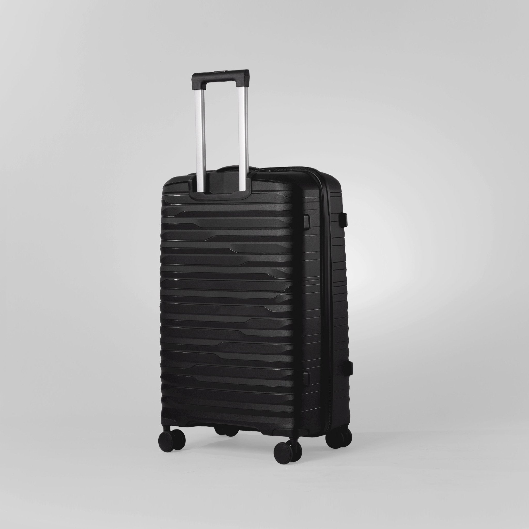 Monsca PP Suitcase Set of 3 - Black - MOON - Luggage & Travel Accessories - Monsca